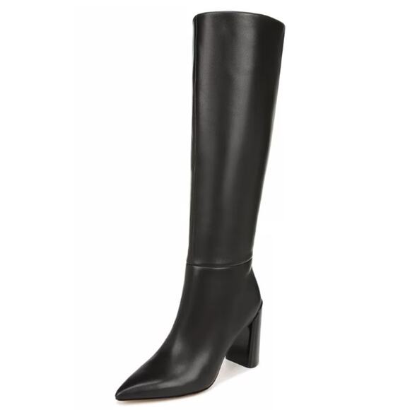 Vince Womens Pilar Knee High Boots US 6 M EU 36 Black Leather NIB